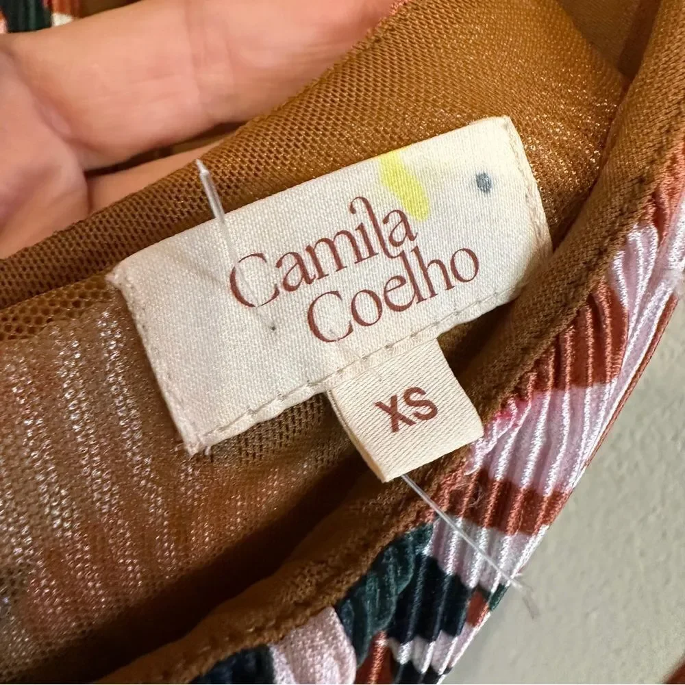 Camila Coelho | XS | Cassy Midi Dress Floral Tropics summer beach halter dress - Picture 10 of 13